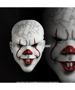 Halloween Realistic Pennywise Clown Mask Resin Adult Costume Party Prop ... - $47.18 CAD
