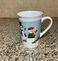 Royal Norfolk Winter Snowman Decorative Holiday Collectible Coffee Mug T... - $11.29