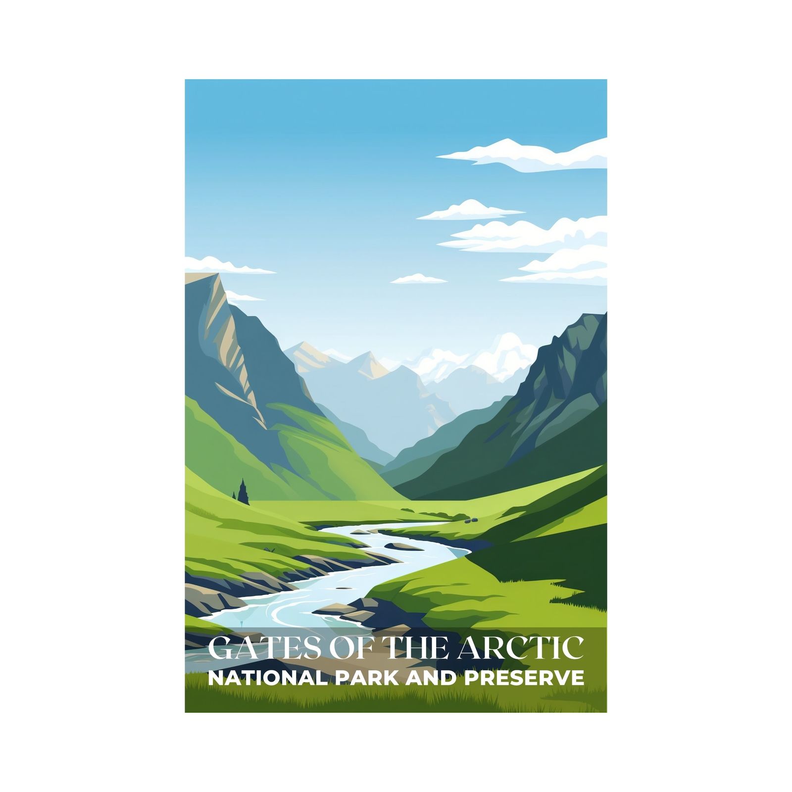Primary image for Gates of the Arctic National Park Poster | S01