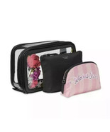 Victoria&#39;s Secret Bombshell Wild Flower Backstage  Set Of 3 Makeup Bags - $545.68 MXN