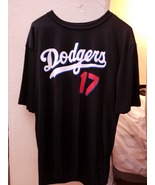 MLB Men&#39;s Los Angeles Dodgers New Balance Black T Shirt Medium  - £19.69 GBP