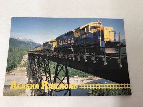 Primary image for Postcard Trains Railroad Alaska Railroad Denali National Park