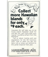 1974 Hawaiian Air Lines Advertisement Hawaii Islands Aviation Vintage DW... - $363.77 MXN