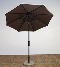 Shade Trends UM75-LI-110 7.5 ft. x 8 Rib Premium Market Umbrella- Licorice Frame - £225.59 GBP