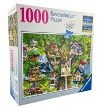 Ravensburger Jigsaw Puzzle Bird Village 1000 Pc Birdhouse Town in Tree 8... - $25.80