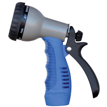 HoseCoil Rubber Tip Nozzle w/9 Pattern Adjustable Spray Head &amp; Comfort Grip - £14.17 GBP