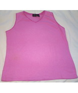 Womens Sonoma Pink Sleeveless Tank Top  Size 1X - £3.14 GBP