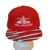 Vtg Aerial AG Farm Service Snapback Hat Air Trac Crop Applicator 80s Hip... - £20.05 GBP