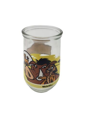 1990 Welch's Disney's Lion King Simba's Pride JELLY JAR GLASS CUP - $4.41