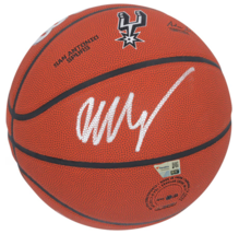 Victor Wembanyama Autographed San Antonio Spurs Logo Wilson Basketball Fanatics - £499.90 GBP