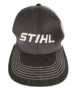 Hat Stihl Mesh Adjustable Snapback Trucker Gray White Licensed Embroider... - $13.98