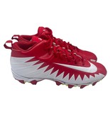 Nike Alpha Menace Shark Fast Flex Football Lacrosse Cleats Red Mens 11.5 - $34.64