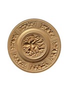 Hindu God Shiva Nataraja Lord of the Dance Brass Plate Hanging Wall Deco... - $24.27 CAD