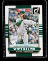2015 Donruss Panini Press Proof Baseball Card #133 Scott Kazmir Athletics Le - $9.89