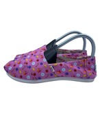 Toms x Candy Land Confections Alpargata Pink Canvas Slip On Shoes Womens... - $39.59