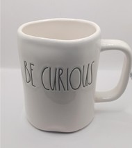 Rae Dunn Artisan Collection by Magenta &quot;Be Curious&quot; Mug, white, black le... - $22.00