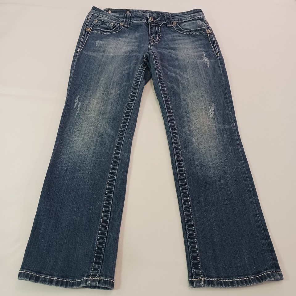 Miss Me JE5159EP Easy Capri Women's Blue Cotton Blend Jeans Size 28 (30×26) Item image 9