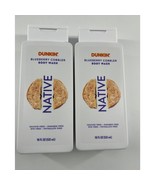 Native DUNKIN BLUEBERRY COBBLER Body Wash 18oz LIMITED EDITION Lot Of 2 New - $48.39