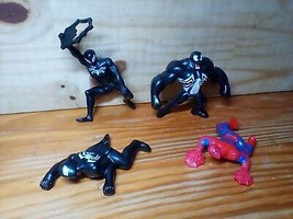 Spider-Man Marvel Lot of 4 McDonald&#39;s Happy Meal Action Figures 2009 - £9.39 GBP