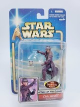 NIB Star Wars Attack of The Clones (2002) Zam Wesell Bounty Hunter Figure  - £8.99 GBP