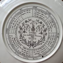 Royal Doulton Plate, Taurus Zodiac Sign, Kate Greenaway's Almanack illustration image 5
