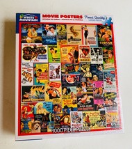 Brand New &amp; Sealed White Mountain 1052 Classic Movie Posters Puzzle -1000 Pieces - £20.23 GBP