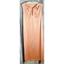 Vanity Fair Sleeveless Full Length Night Gown Simple Elegance USA Made - $29.69