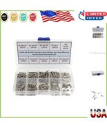 Versatile 220PCS UNC Stainless Steel Machine Screw &amp; Nut Kit - Easy Inst... - $29.22 CAD