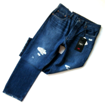 NWT Levi&#39;s 501 Original in Market Grammar Destroyed High Rise Straight Jeans 25 - £33.57 GBP