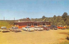 Aqualand Roadside Attraction Cars Boulder Junction Wisconsin 1950s postcard - $6.93