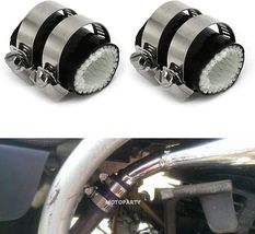 High Temp Exhaust Couplings Clamps 1"ID For 1x Banshee YZF350 YFS200 Black - $19.99