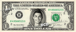 Cristiano Ronaldo On Real Dollar Bill Cash Money Collectible Celebrity Bank Note - £6.67 GBP