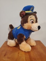 Build A Bear Paw Patrol Chase Dog 17&quot; Plush With Hat and shirt - £14.60 GBP