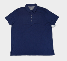 Brooks Brothers Men’s Solid Performance Series Suprima Cotton Polo Navy 2XL New - £29.11 GBP