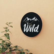 Acrylic Wall Clock: Modern Design, Durable Material, Easy Hanging, Round... - £38.69 GBP+