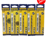 Irwin High Speed Steel 1/4&quot; Drill Bit 60516 Pack of 5 - £18.62 GBP