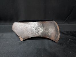 Original DAMAGED Old KELLY BLACK RAVEN DOUBLE BIT AXE HEAD - $119.99