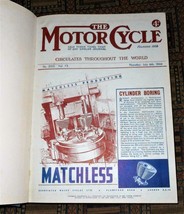 13 bound issues of The Motor Cycle 1944 July - Sept. motorcycles in World War II - £98.92 GBP