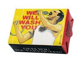 We Will Wash You Bath Soap Get&#39;s You Squeaky-Queen Stamp Stamp Clap NEW ... - £3.17 GBP