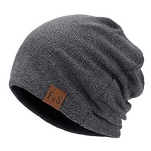 Fashion Hat Letter F&amp;S Casual s for Men Women Warm  Winter Hat Fashion Solid Hip - £32.23 GBP