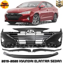 Front Bumper Cover &amp; Grille Assembly Kit For 2019-2020 Hyundai Elantra - £796.72 GBP