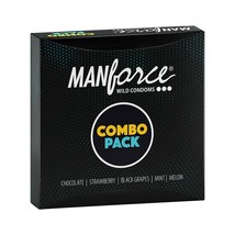 Manforce 3 in 1 Condoms Combo Pack, Multi Flavours, 20 Count (Pack of 1) - £9.34 GBP