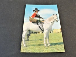 Welsh Folk Women on Horse, Wales, Great Britain - Unposted Postcard. - £4.79 GBP