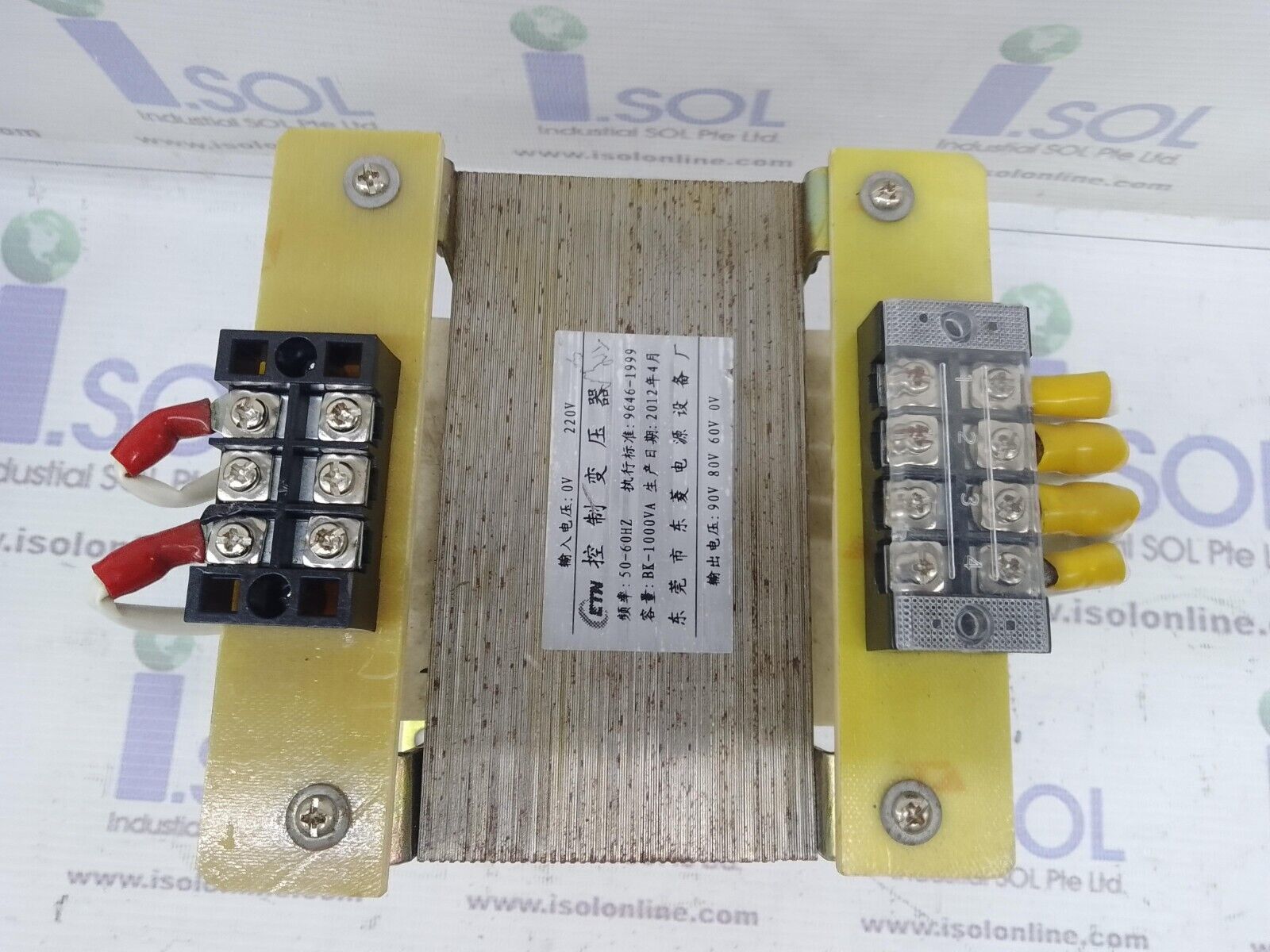 ETN BK-1000VA DINHLR PHSDR Transformer 9646-1999 AMAT - $422.94