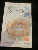 Vintage The Pampered Chef Season&#39;s Best Recipe Collection Spring Summer 1998 New - £7.86 GBP