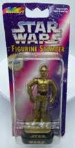 Star Wars C-3PO Figurine Stamper Rose Art Vintage 1997 Figure - $7.59