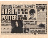 Daily Prophet Harry Potter Defeats He Who Must Not Be Named Snape Prop/R... - $2.10