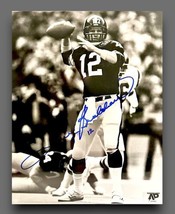 TERRY BRADSHAW AUTOGRAPHED SIGNED PITTSBURGH STEELERS 8X10 B&amp;W PHOTO wAP... - £77.89 GBP