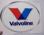 10&quot; x 12&quot; VALVOLINE Shield Gas Vinyl Decal Lubester Oil Pump Can Sticker - $16.78