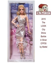 The LOOK City Shine Barbie in Silver CFP35 Mattel 2015 Barbie LOOK - $79.95
